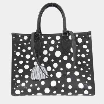 Pre Owned Louis Vuitton LV x YK OnTheGo MM Taurillon Leather Tote Bag