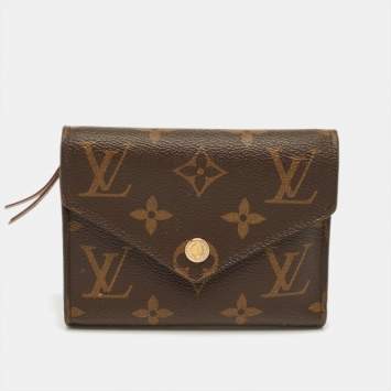 Pre Owned Louis Vuitton Monogram Canvas Victorine Wallet