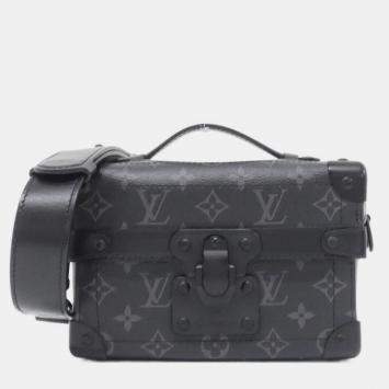 Pre Owned Louis Vuitton Soul Trunk Monogram Eclipse Canvas Shoulder Bag