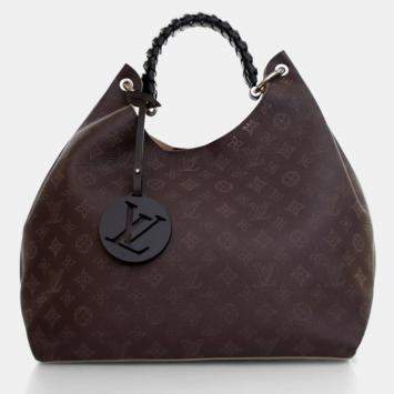Pre Owned Louis Vuitton Monogram Mahina Carmel Hobo