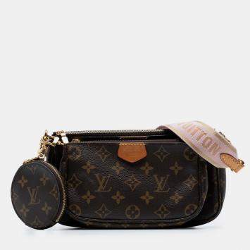 Pre Owned Louis Vuitton Brown Monogram Multi Pochette Accessoires
