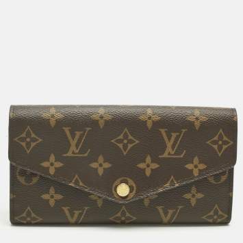 Pre Owned Louis Vuitton Monogram Canvas Sarah Wallet