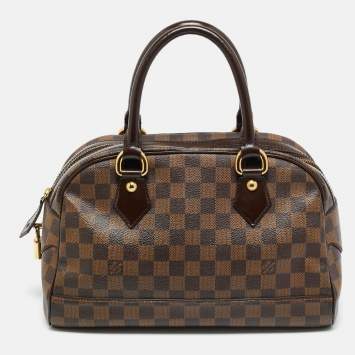 Pre Owned Louis Vuitton Damier Ebene Canvas Duomo Bag