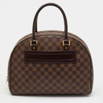 Pre Owned Louis Vuitton Damier Ebene Canvas Nolita Bag