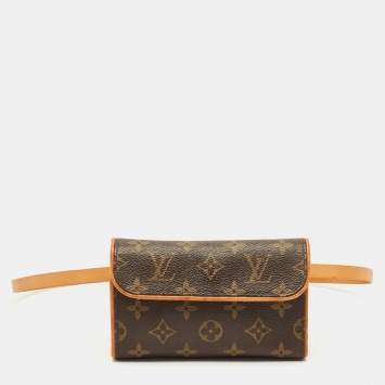 Pre Owned Louis Vuitton Monogram Canvas Pochette Florentine Belt Bag
