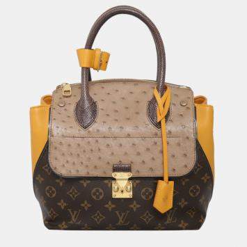 Pre Owned Louis Vuitton Majestueux PM Exotic Leather Tote Bag