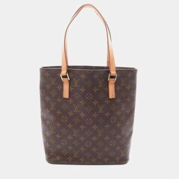 Pre Owned Louis Vuitton Vavin GM Brown Monogram Canvas Tote Bag