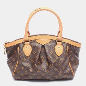 Pre Owned Louis Vuitton Tivoli PM Brown Monogram Canvas Shoulder Bag
