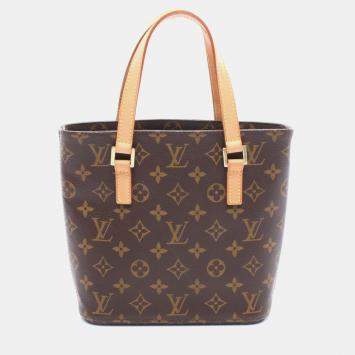 Pre Owned Louis Vuitton Vavin PM Brown Monogram Canvas Tote Bag