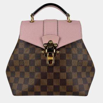 Pre Owned Louis Vuitton Damier Clapton Backpack In Canvas Magnolia