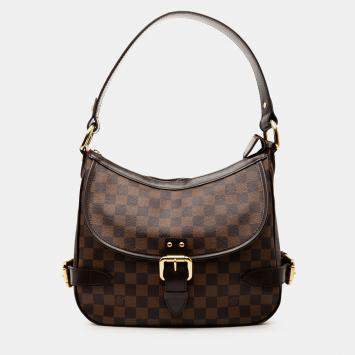 Pre Owned Louis Vuitton Brown Damier Ebene Highbury