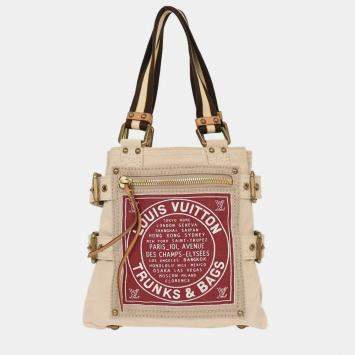 Pre Owned Louis Vuitton Cruise Line Globe Shopper PM Tote Handbag