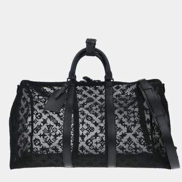 Pre Owned Louis Vuitton Monogram Keepall Bandouliere 50 Handbag