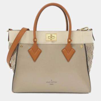 Pre Owned Louis Vuitton On My Side Mm Handbag