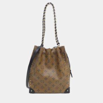 Pre Owned Louis Vuitton Monogram Reverse Noe Trunk Shoulder Bag