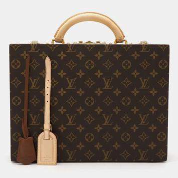 مملوكة مسبقًا Louis Vuitton Monogram Boite Bijou Case Hard Trunk Attache