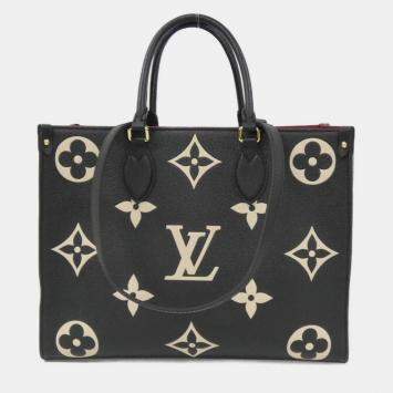 مملوكة مسبقًا Louis Vuitton Two-Tone Monogram Empreinte On-The-Go Mm Handbag