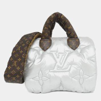 Pre Owned Louis Vuitton Monogram Lv Pillow Speedy Bandouliere 25Cm Boston Bag