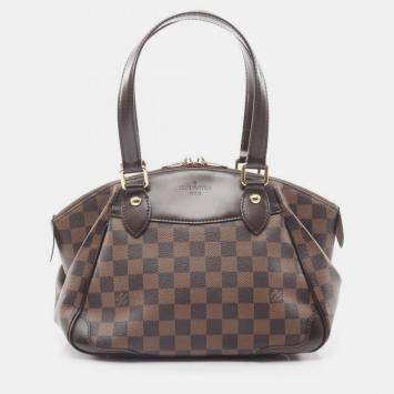 Pre Owned Louis Vuitton Verona PM Damier Ebene Canvas Shoulder Bag