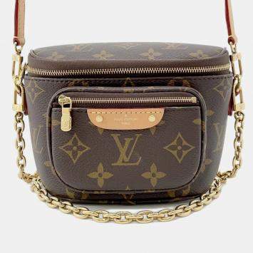 Pre Owned Louis Vuitton Mini Bumbag Brown Monogram