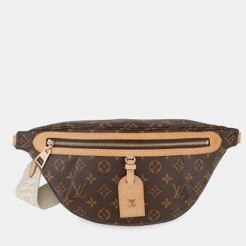 Pre Owned Louis Vuitton High Rise Brown/Beige Monogram