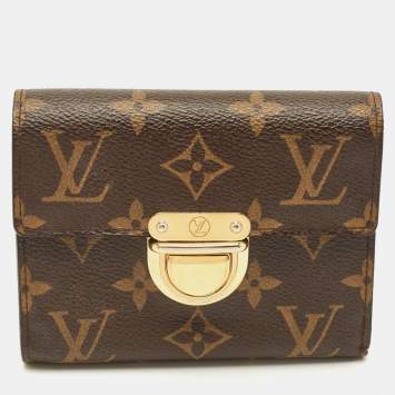 Pre Owned Louis Vuitton Koala Monogram Canvas Compact Wallet