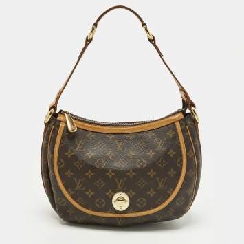 Pre Owned Louis Vuitton Tulum GM Monogram Canvas Bag