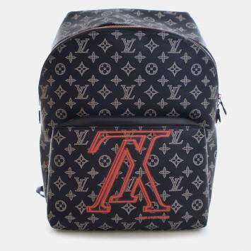 Pre Owned Louis Vuitton Blue Limited Edition Monogram Ink Upside Down Apollo