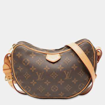 Pre Owned Louis Vuitton Brown Monogram Croissant MM