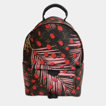 Pre Owned Louis Vuitton Brown Monogram Jungle Dots Palm Springs PM