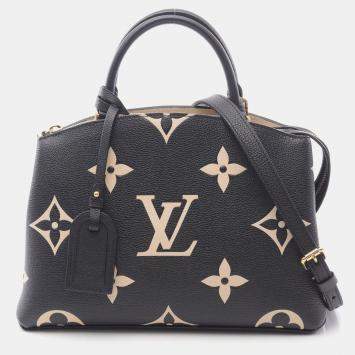 مملوكة مسبقًا Louis Vuitton Petit Palais PM Bicolor Monogram Empreinte Leather Shoulder Bag