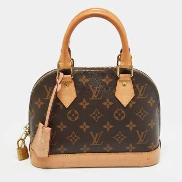 Pre Owned Louis Vuitton Monogram Canvas Alma BB Bag