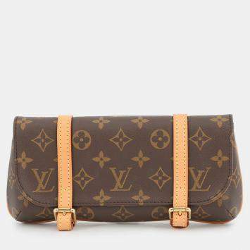 Pre Owned Louis Vuitton Pochette Murrell Brown Monogram