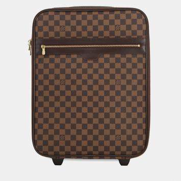 Pre Owned Louis Vuitton Pegas Brown Damier Size 50
