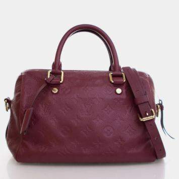 Pre Owned Louis Vuitton Monogram Empreinte Speedy Bandouliere 25