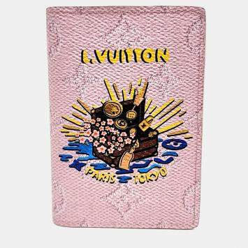 مملوكة مسبقًا Louis Vuitton Pink PVC Pocket Organizer