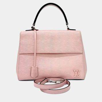 Pre Owned Louis Vuitton Pink Leather Epi Clooney MM