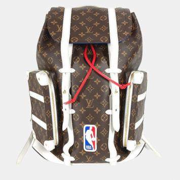 مملوكة مسبقًا Louis Vuitton Monogram Christopher Soft Trunk Backpack Canvas And Leather Brown