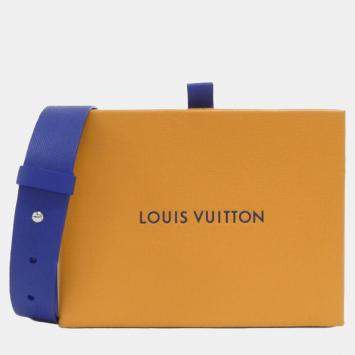 مملوكة مسبقًا Louis Vuitton Blue/Yellow Calf  Shopper Clutch Handbag