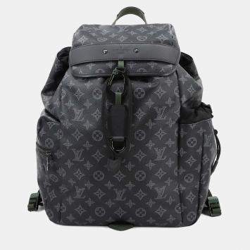 مملوكة مسبقًا Louis Vuitton Discovery Black Monogram Eclipse Canvas Backpack
