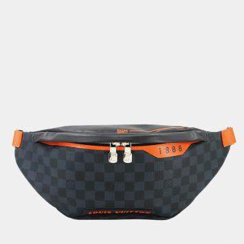 Pre Owned حقيبة جسم كانفاس كوبالت دايملر ابيوني ديسكفري بومباج لويس فيتون