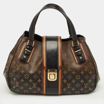 Pre Owned Louis Vuitton Mirage Griet Black Monogram Canvas Limited Edition Bag