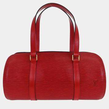 مملوكة مسبقًا حقيبة لوي فيتون سوفلو إيبي حمراء