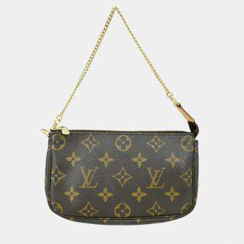Pre Owned Louis Vuitton Monogram Canvas Shoulder Bag