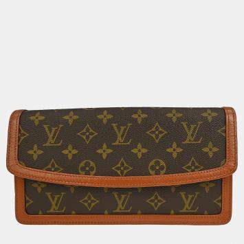 Pre Owned Louis Vuitton Monogram Pochette Dame PM Canvas Clutch Bag