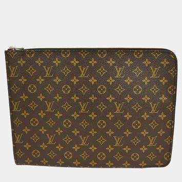 Pre Owned Louis Vuitton Monogram Poche Documents Business Bag