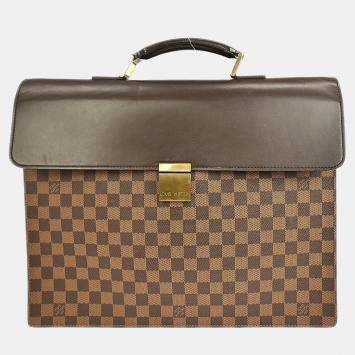 Pre Owned Louis Vuitton Damier Altona Gm Briefcase