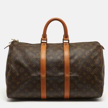 Pre Owned Louis Vuitton Keepall 45 Monogram Canvas Duffel Bag