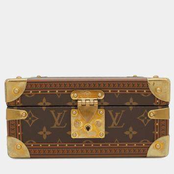 Pre Owned صندوق مجوهرات لوي فيتون بني مونوغرام