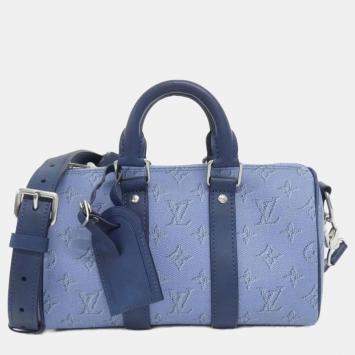 مملوكة مسبقًا Louis Vuitton Monogram Heritage Keepall Bandouliere 25Cm Boston Bag
